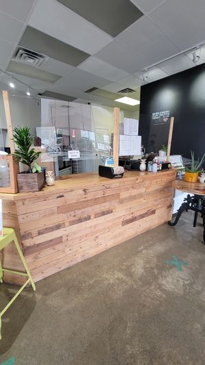 Counter at Mindful Juice Bar in Surrey