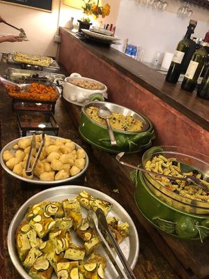 Home-cooked style buffet at Maestri Di Fabbrica in Florence
