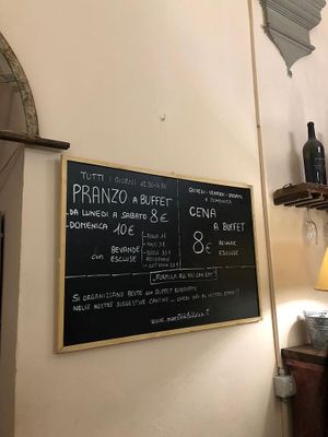 €8 unlimited food. €3 wine. at Maestri Di Fabbrica in Florence