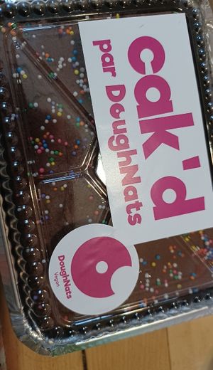 Gâteau Vegan  at DoughNats in Montreal