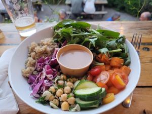 Sunshine bowl at The Purple House Cafe in Gananoque