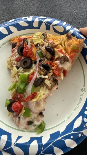 Loaded with toppings!  at Pictured Rocks Pizza in Munising