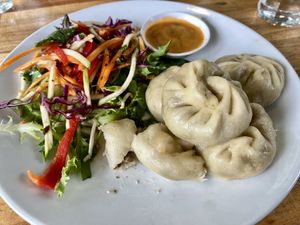 momos   at Cafe Bliss in Brighton