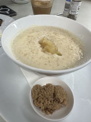 Porridge with soy milk   at Cafe Bliss in Brighton