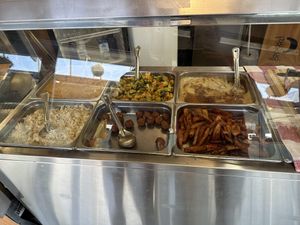 Hot food  at Karma Free Cafe in Christchurch