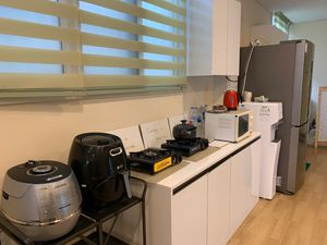 Cooking area available for anyone who wants to make food  at Vegan Mart - 비건마트  in Busan