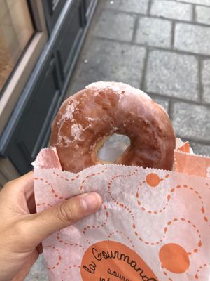 original donut at Boneshaker Doughnuts in Paris