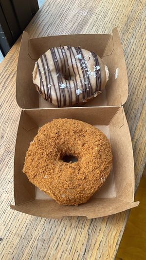 Donuts at Boneshaker Doughnuts in Paris