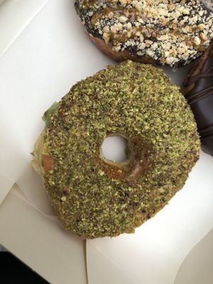 Pistachio donut   at Boneshaker Doughnuts in Paris