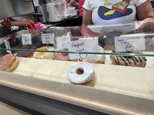 Large choice of flavours   at Boneshaker Doughnuts in Paris