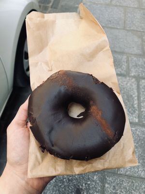 Chocolate Doughnut  at Boneshaker Doughnuts in Paris