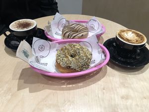 Peanut butter & nuts praline (limited edition)  at Boneshaker Doughnuts in Paris