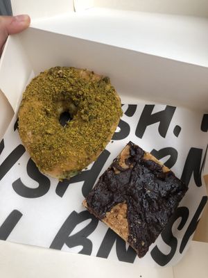 maram donut, brookie #Veganuary at Boneshaker Doughnuts in Paris