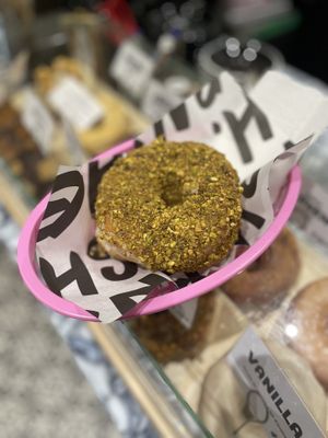 Maram (pistachio ) #Veganuary at Boneshaker Doughnuts in Paris