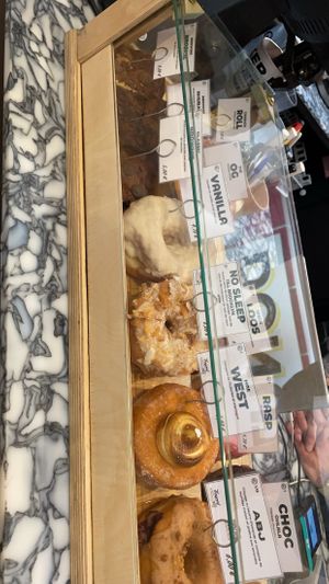 Way more options than this! Just a small part of the case!   at Boneshaker Doughnuts in Paris