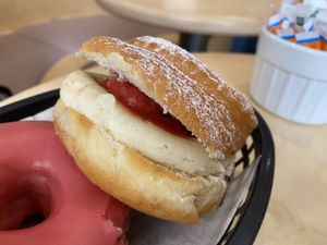 Victoria Sponge  at Boneshaker Doughnuts in Paris