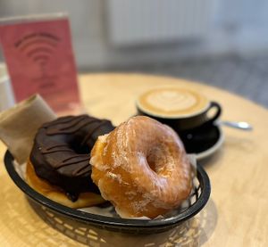   at Boneshaker Doughnuts in Paris