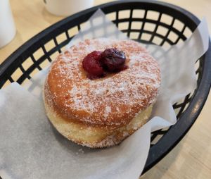 Cherry Clafoutis at Boneshaker Doughnuts in Paris