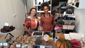 Accueil at Boneshaker Doughnuts in Paris