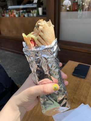   at Sham Falafel in Krakow