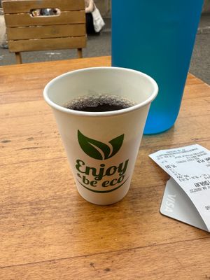 Free tea! at Sham Falafel in Krakow