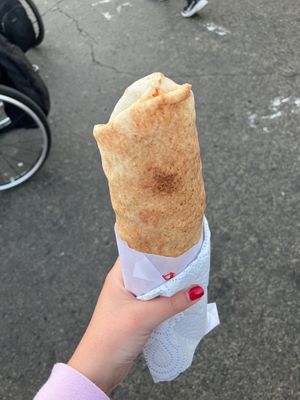 Sham falafel sandwich at Sham Falafel in Krakow