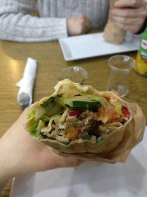 Sham - it has everything in it, perfect if you can't decide ;) at Sham Falafel in Krakow