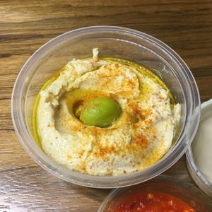 Hummus at Sham Falafel in Krakow