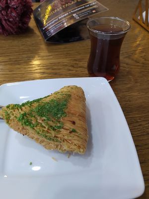 Katajef (dessert) at Sham Falafel in Krakow