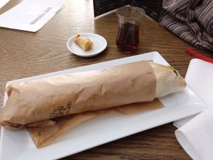 Big falafel at Sham Falafel in Krakow