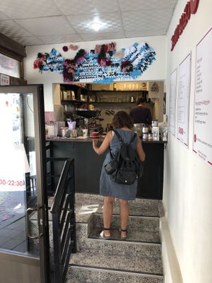 Counter for service. at Erti Kava in Mestia