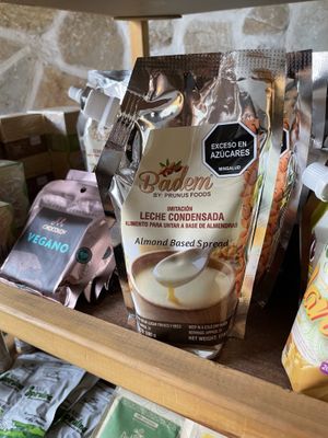 Almond based condensed milk  at Alma y Café in Cali