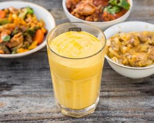 Mango lassi at Jaipur in Warsaw