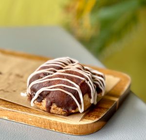 Vegan Cinnamon Roll Scone. at Perkolator in Chicago