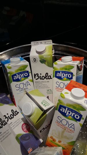 Plant milk at Scandic City in Bergen