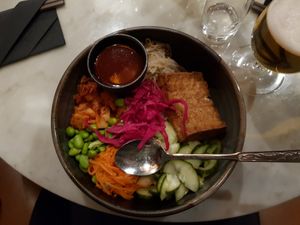 Bibimbap at Weidao in Stockholm