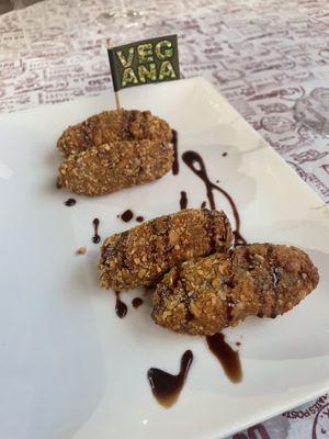 Chocolate croquettes   at Volare in Gandia