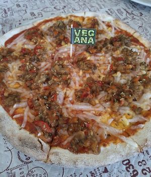 Pizza de especat. at Volare in Gandia