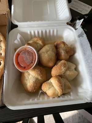 Garlic knots!  at New Ethic in Rochester