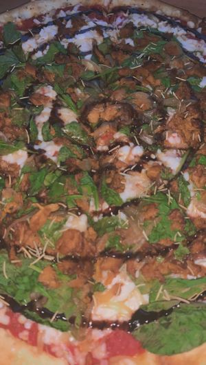 I think we got the vegan sausage but we ate here like a year ago so I forget  at New Ethic in Rochester