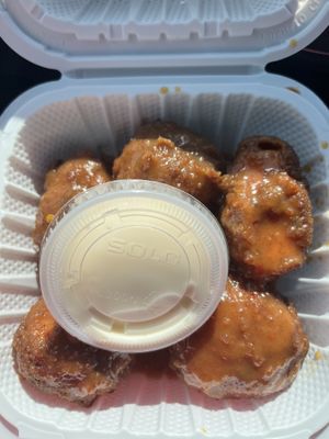 Jackfruit wings with Boss  at New Ethic in Rochester