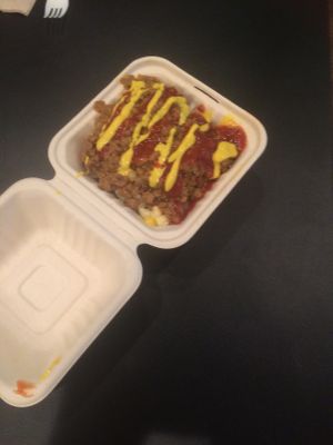 Garbage plate at New Ethic in Rochester