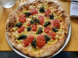 Vegan pizza at Fumo - Upper West in New York City