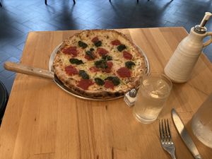 Vegan pizza at Fumo - Upper West in New York City