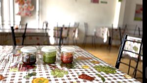 Dining area  at Huai De Vegetarian Snack in Port Louis