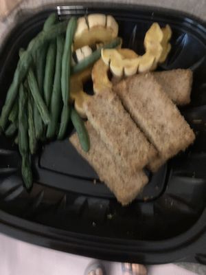 Country Fried Tofu dinner (sorry for the terrible photo) at GreenStar Food Co-op - Collegtown in Ithaca