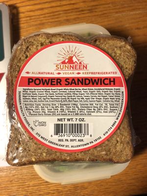Power sandwich at GreenStar Food Co-op - Collegtown in Ithaca