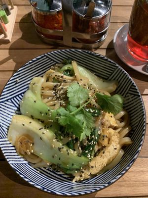 Noodles with Tofu (vegan)  at Maison Yang in Munich