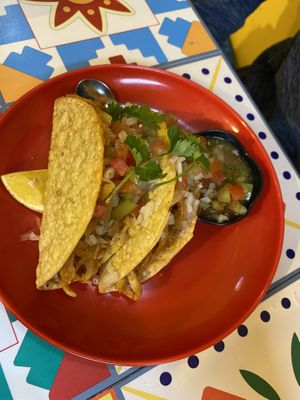 Vegan tacos in hard shell  at Tacos Danang in Da Nang