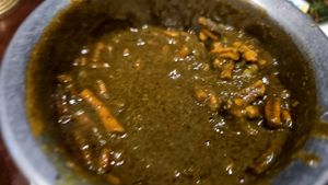 Shev bhaaji at Green Leaf in Aurangabad